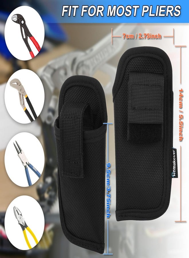 Homakover 1 Pack Black 1680D Belt Sheath Pouch Holder for KNIPEX Cobra Pliers, Fit for 5-7Inch Size (Pouch Only) - Image 2