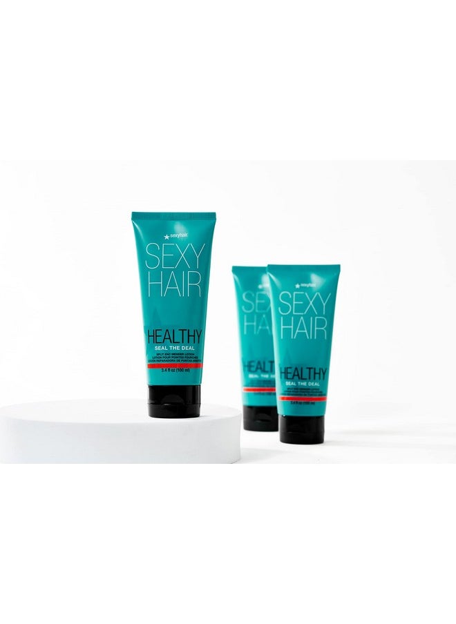 Sexy Hair - SexyHair Healthy Seal the Deal Split End Mender Lotion, 3.4 Oz, Mends Split Ends, All Hair Types - Image 1