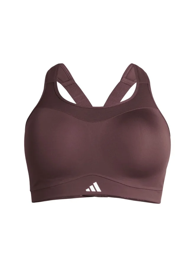 اديداس adidas TLRDIM HS BRA Red Training BRA for Women - 2XSB