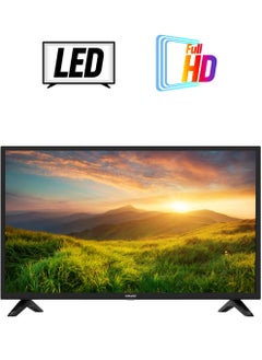40-Inch High Definition Led Tv With Smart And Wifi Function - Remote Control Wide Viewing Angle With Dynamic Sound Hdmi / Usb Ports / Vga Jack / Pc Audio Input Led Smart Tv Audio And Video