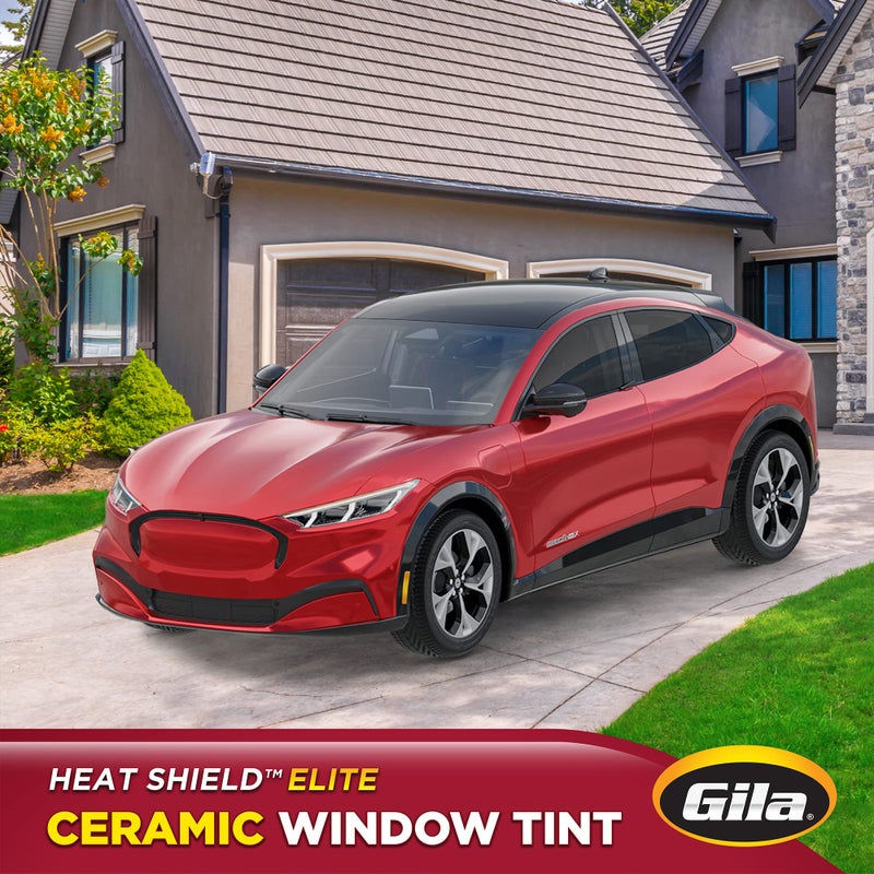GilaÂ® Heat Shield Eliteâ„¢ 20% VLT Automotive Ceramic Window Tint DIY Advanced Heat Control Glare Control 2ft x 6.5ft (24in x 78in) - Image 3