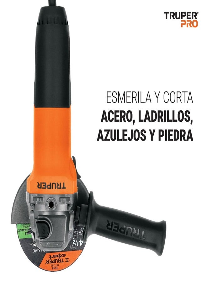 TRUPER Angle grinder 4-1/2 ', professional, 700 W - Image 3