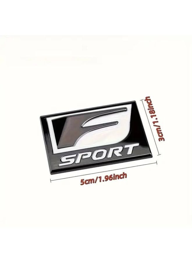 FSPORT شعار سيارة معدني متميز مربع متين ملصق زخرفة جمالي لجميع المركبات - Image 3