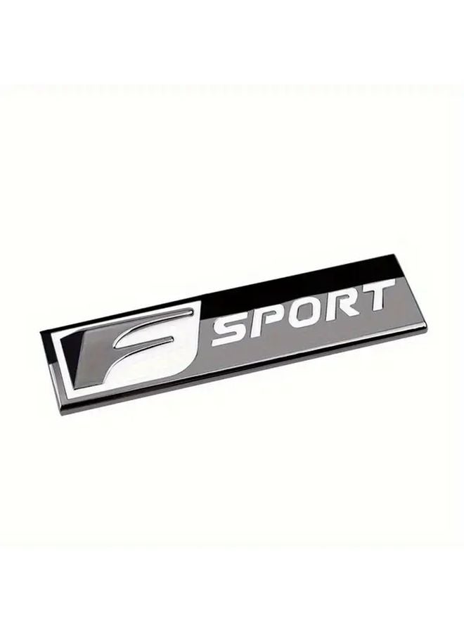 FSPORT شعار سيارة معدني متميز مربع متين ملصق زخرفة جمالي لجميع المركبات - Image 1