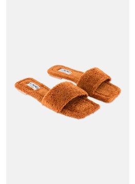 Women Wide Monaco-3 Slip On Flats, Brown