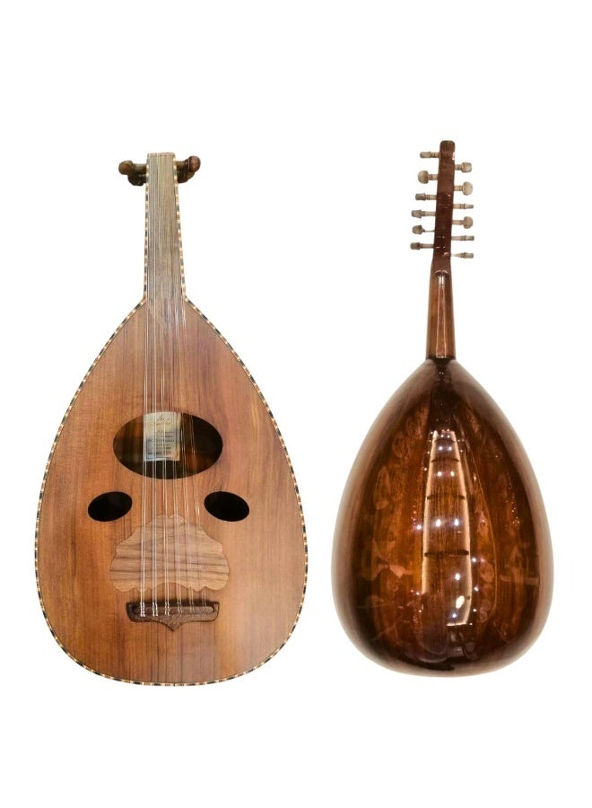 موسيقى الكرز عود موسيقي زرياب موديل عراقي رقم 0 وجه سيدار ظهر جوز أصابع جوز