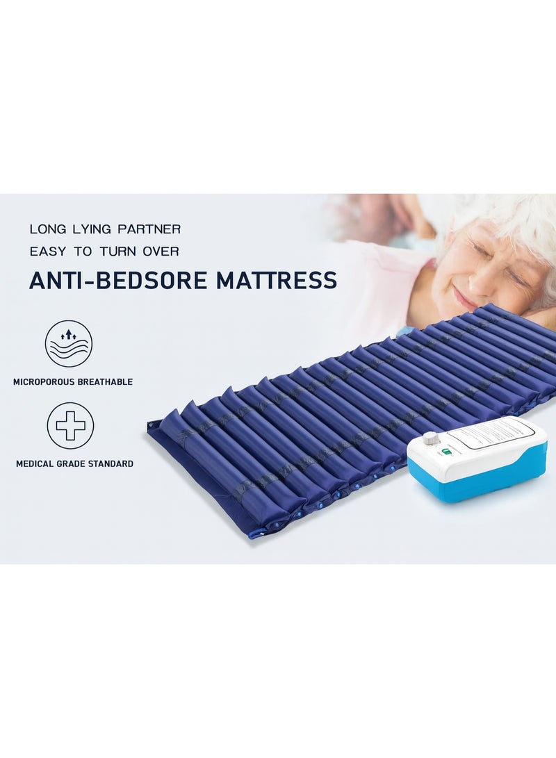 HT Medical Air Mattress for Bedsores with Quiet Pump - 3 Comfortable Pressure Settings - Image 4