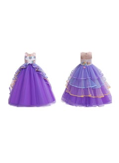 We Happy Girls Unicorn Floral Birthday Party Dress Princess Costume  - Image 3