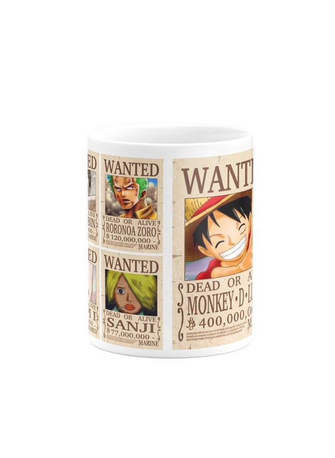 Eagletail India Eagletail India One Piece Luffy Anime #696 Ceramic Coffee Mug, 325 Milliliter - 325 Ml - Image 2