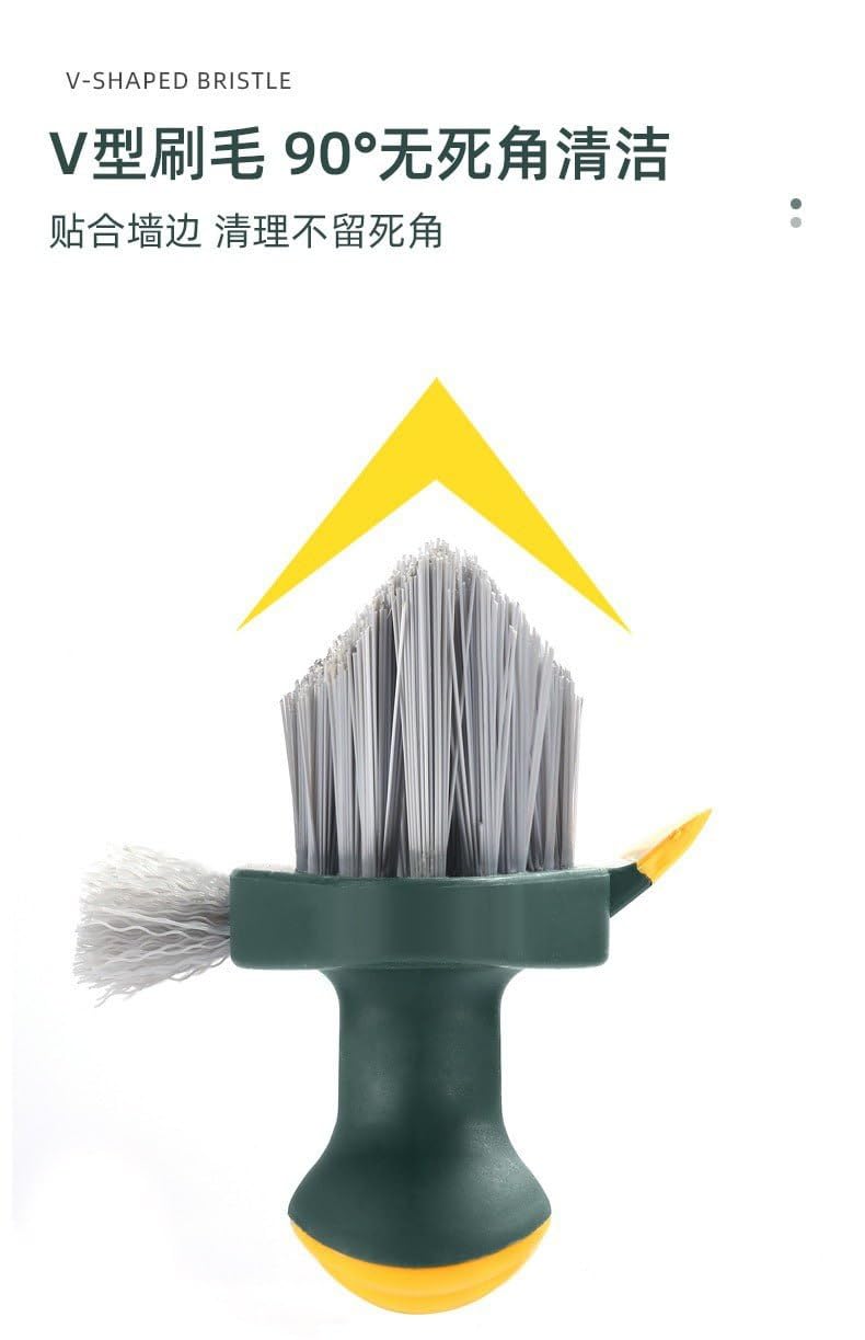 MILOMANIYA 4-In-1-Tiles-Cleaner-Brush-Tile-Grout-Cleaner-Floor-Brush-v-Shape-Gap-Scrub-Brush-Crevice-Cleaning-Brush - Image 4