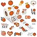 A1diee Basketball Labels Roll Stickers 1000Pcs Sports Balls Decal Reward Game Day Sports Supplies Ball Themed Birthday Party Favor Supplies Gifts for DIY Water Bottle Scrapbook Laptop 16 Designs - Image 3