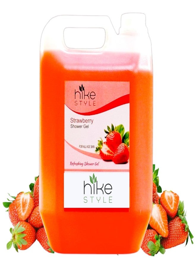 HIKE STYLES Hike Style Strawberry Body Wash Refill Pack 4L | Liquid Soap For Body Wash | Shower Gel Refill Pack | Moisturises Dry Skin | Gentle Skin Cleanser | 100% Natural Fresh - Image 2