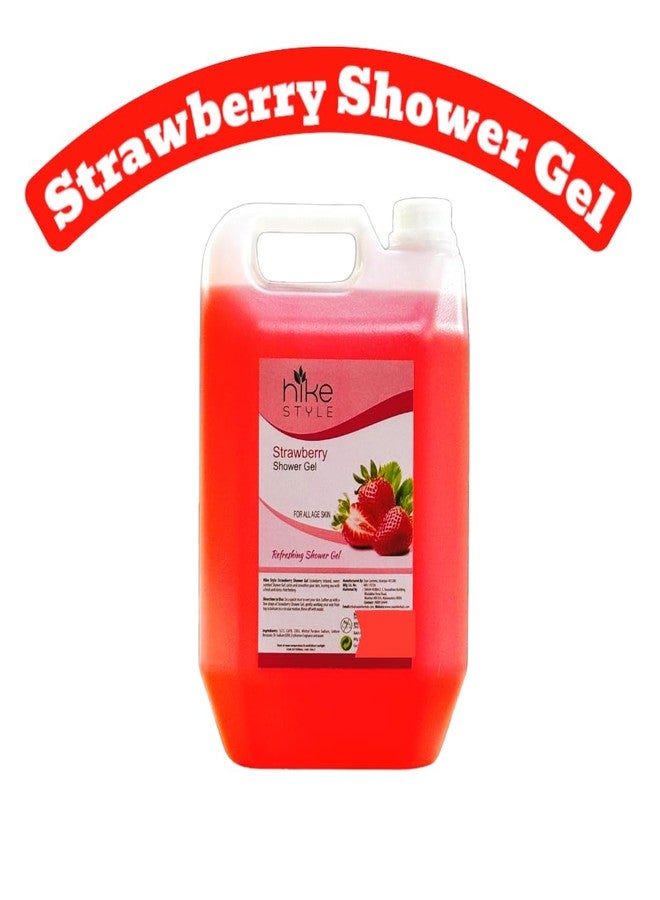 HIKE STYLES Hike Style Strawberry Body Wash Refill Pack 4L | Liquid Soap For Body Wash | Shower Gel Refill Pack | Moisturises Dry Skin | Gentle Skin Cleanser | 100% Natural Fresh - Image 4