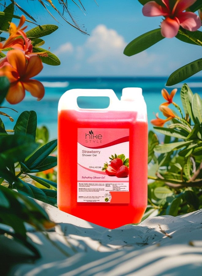 HIKE STYLES Hike Style Strawberry Body Wash Refill Pack 4L | Liquid Soap For Body Wash | Shower Gel Refill Pack | Moisturises Dry Skin | Gentle Skin Cleanser | 100% Natural Fresh - Image 3