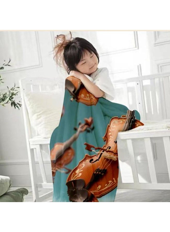 general Baby and children's cartoon flannel thin blanket (warm and comfortable, suitable for sleep, game use) 70cm*100cm - Image 1