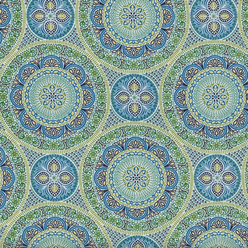 Pillow Perfect Outdoor/Indoor Pillows, Lumbar - 11.5" x 18.5", Blue Delancey Lagoon, 2 Count - Image 3