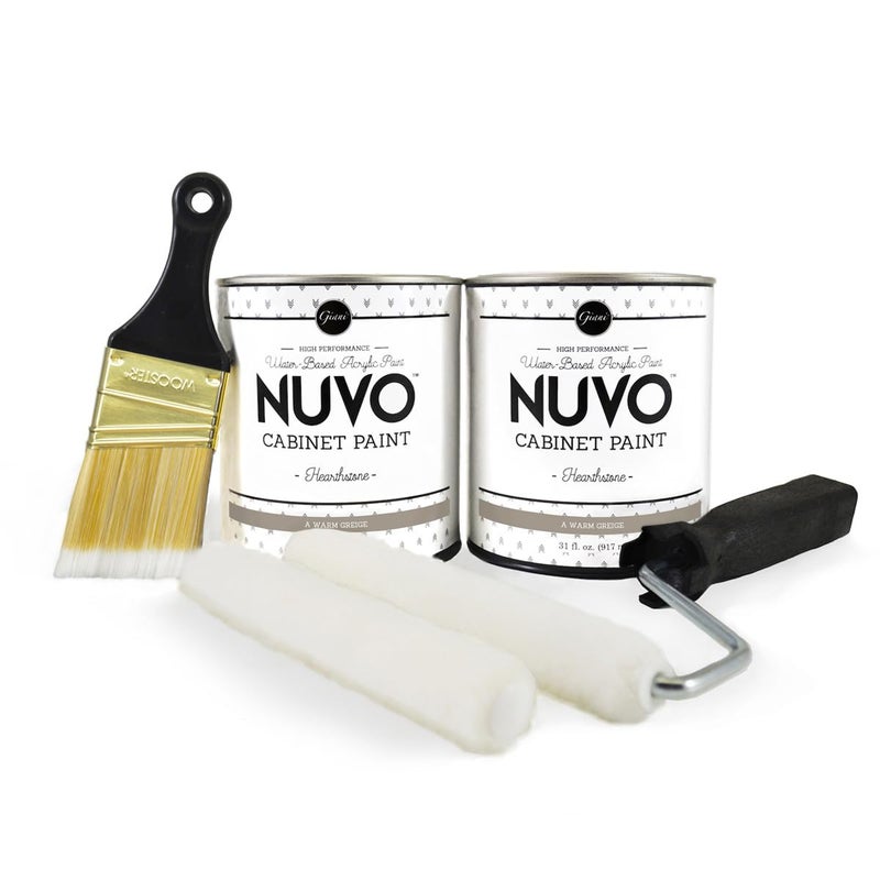 Giani Nuvo Hearthstone Cabinet Makeover Kit - Easy DIY 7-Piece Set, Versatile Greige, Long-Lasting Finish - Image 3
