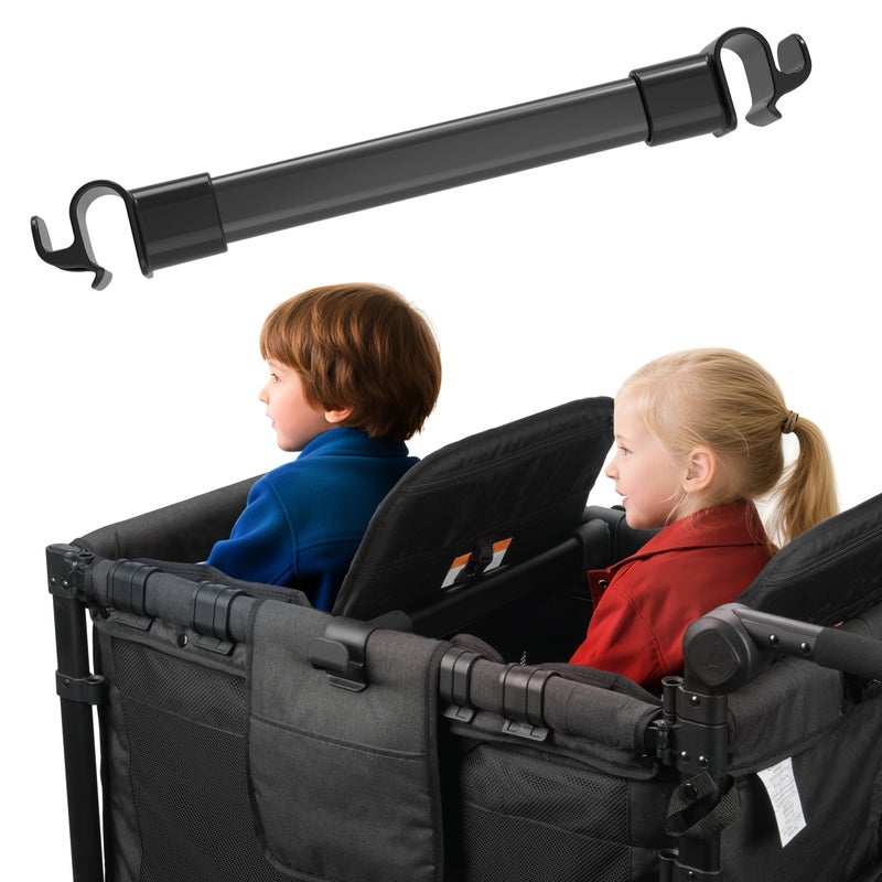 Viotiin ForwardFacing Stroller Wagon Support Bar Compatible with WONDERFOLD W2 Elite Wagon 2 SeaterBusStyle Seating Upgrade Wagon Accessory for WONDERFOLD W2 Veer Wagon Removable Easy to Install - Image 2