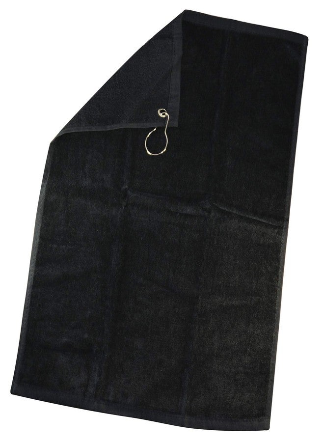PrideSports 16x24 Black Cotton Towel - Image 4