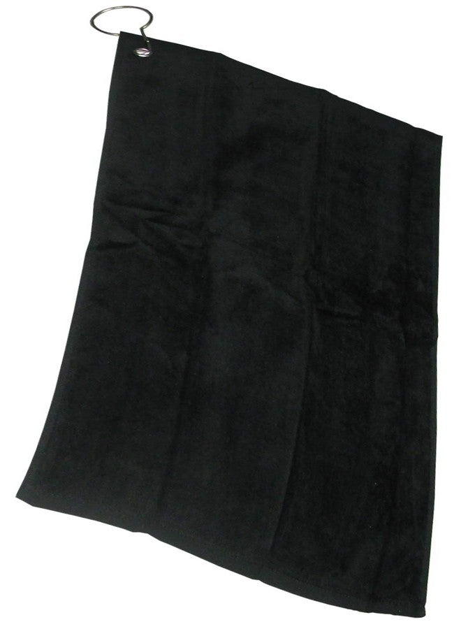 PrideSports 16x24 Black Cotton Towel - Image 2