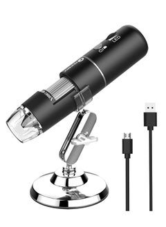 Generic T TAKMLY Wireless Digital Microscope Handheld USB HD Inspection Camera 50x-1000x Magnification with Stand Compatible with iPhone, iPad, Samsung Galaxy, Android, Mac, Windows Computer  - Image 1