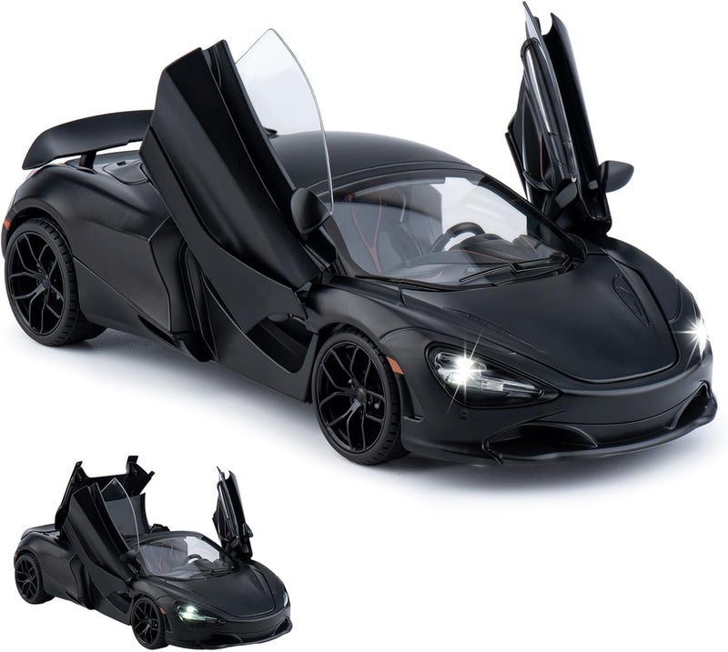 Magicwand 1:24 Scale Die-Cast McLLaren 720S【Large】【Convertible】【Random Color】 with 4 Openable Doors Working Steering,Lights & Music【Pack of 1】 - Image 4