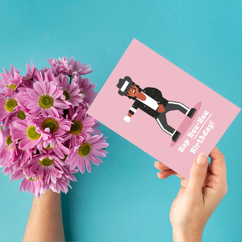 Bhiosng Funny Inspired Birthday Cards for Him Her Men Women, Hip Hop Gift Merch for Birthday, Dancer Posters for Birthday Decorations, Ideal Birthday Gift Card for Friend - Image 2