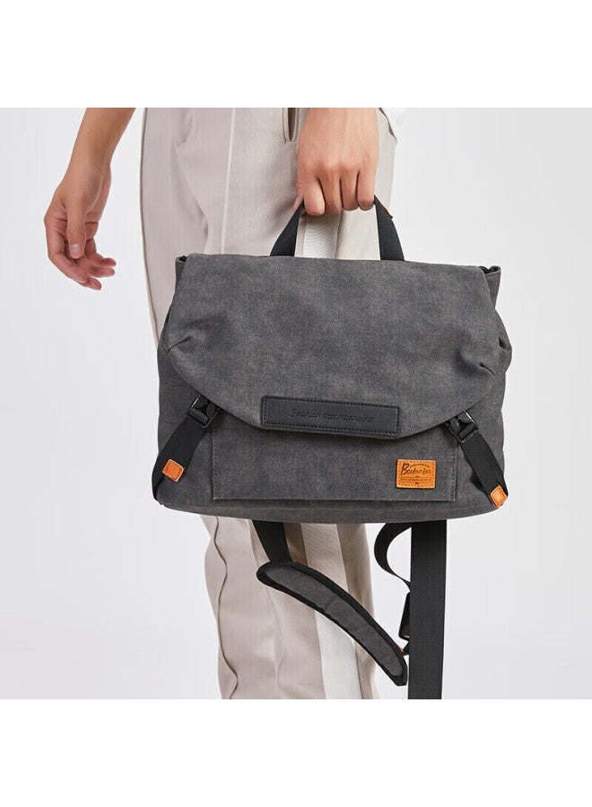 Bostanten Bosidandun Men's Shoulder Crossbody Bag, Trendy Student Backpack, Large Capacity Multifunctional Handbag, Briefcase, Messenger Bag For Men - Image 1