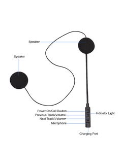 Generic Wireless Motorcycle Helmet Headset BT5.3 Helmet Headphone Motor Helmet Earphone with Microphone Music Call Control  - Image 3