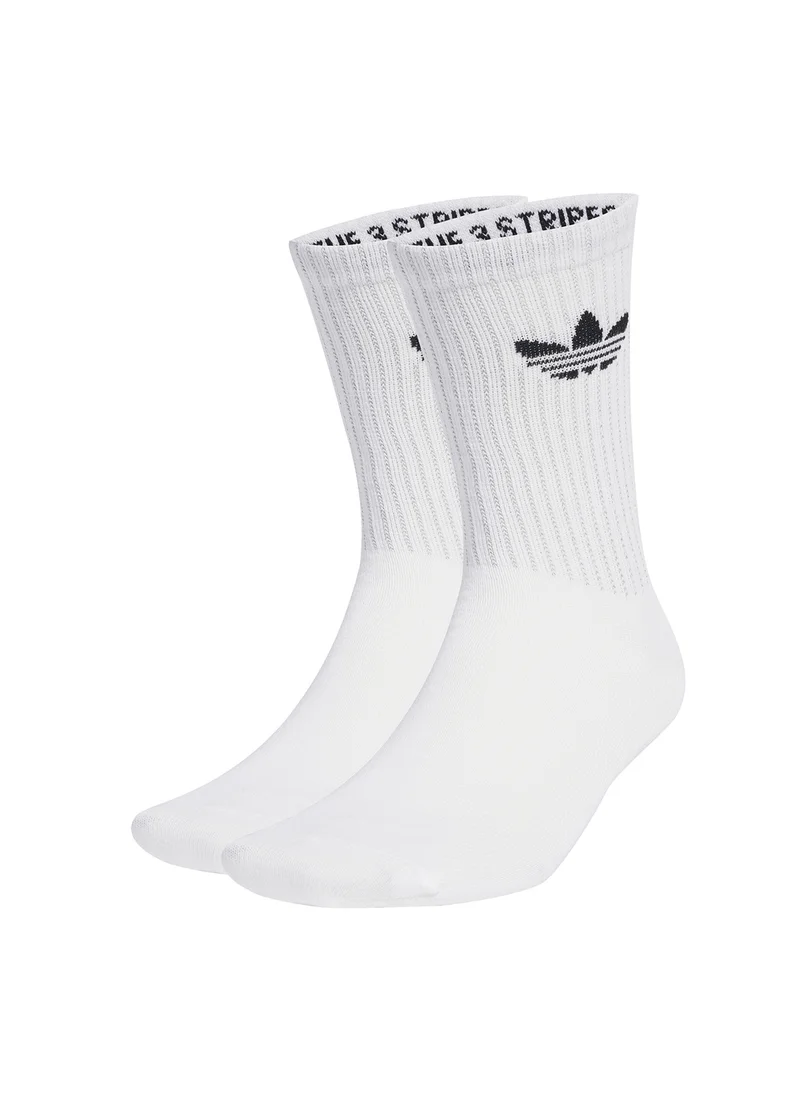 اديداس اوريجينالز 2 Pack Reflective Crew Socks