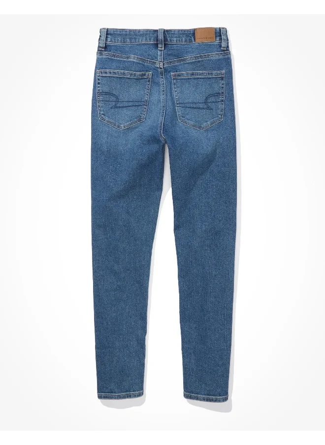 امريكان ايجل High Waist Strached Mom Jeans