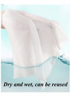 KASTWAVE Cotton Facial Dry Wipes 100 Count, Deeply Cleansing Face Towel, Multi-Purpose for Skin Care, Make-up Wipes, Face Wipes and Face Towel Super Soft Cotton Tissue Dry Wet Dual Use Cotton, Facial Tissue  - Image 4