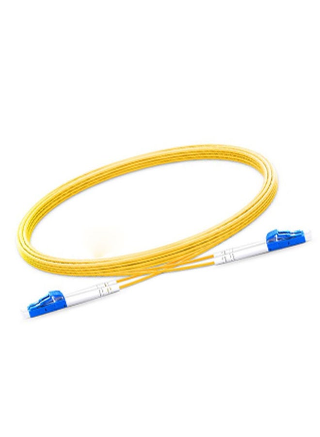 NIBEMINENT Singlemode Duplex Fiber Optic Cable (9/125) Yellow - Image 1