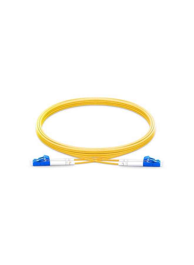 NIBEMINENT Singlemode Duplex Fiber Optic Cable (9/125) Yellow - Image 2