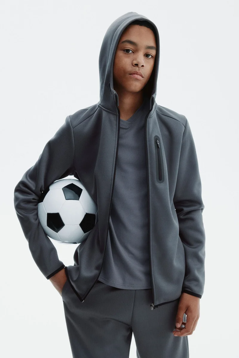 H&M Sports zip-through hoodie with ThermoMove™