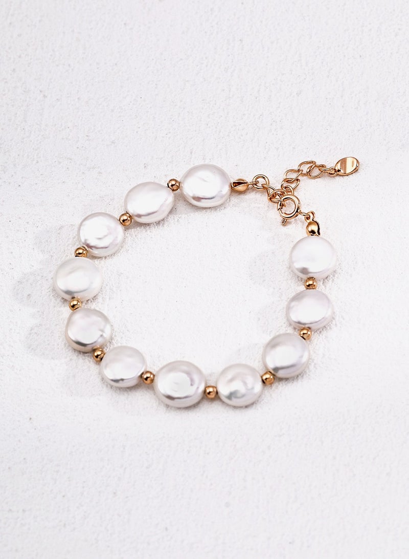 Burch Handmade Baroque Pearl Bracelet - Image 3