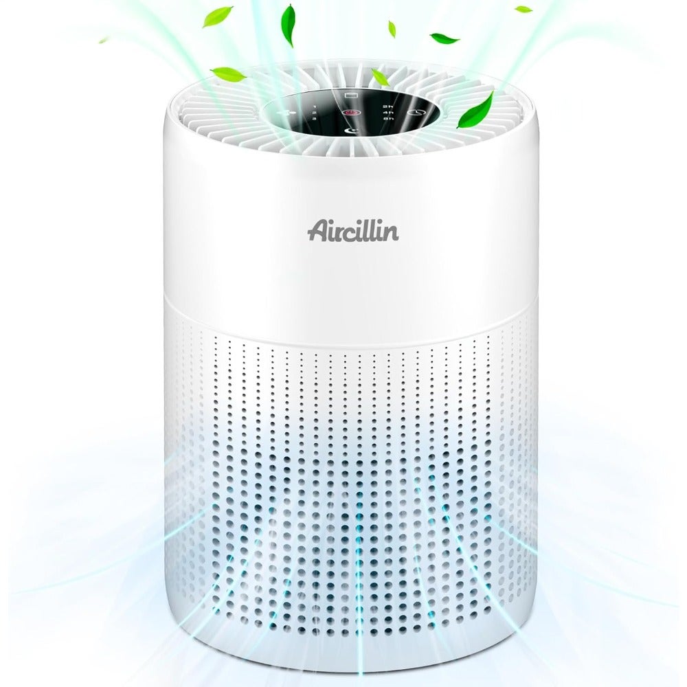 Air Purifiers for Bedroom: HEPA Filter, White, Removes 99.99 Particles Down to 0.1 Microns Including Pet Hair, Dander, Smell, Pollen, Wildfire Smoke