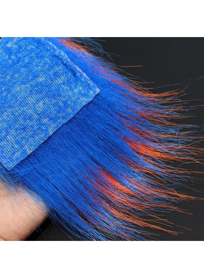 Tigofly 10 pcs 8X8cm 10 Colors Furabou Long Hair Craft Fur Synthetic Fiber Streamer Tail Wing Fly Fishing Tying Materials - Image 3