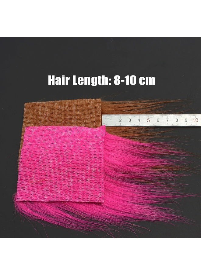 Tigofly 10 pcs 8X8cm 10 Colors Furabou Long Hair Craft Fur Synthetic Fiber Streamer Tail Wing Fly Fishing Tying Materials - Image 2