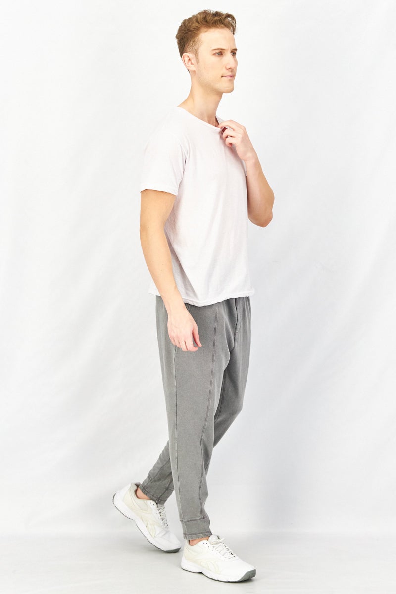 PUMA Men Sportswear Fit Textured Jogger Pants, Grey - Image 4