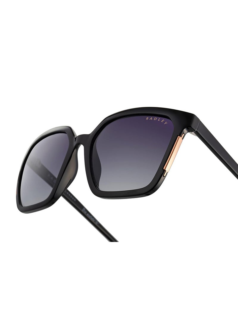 Radley نظارات شمسية مربعة للنساء RDS-6506 سوداء 54 مم - Image 4