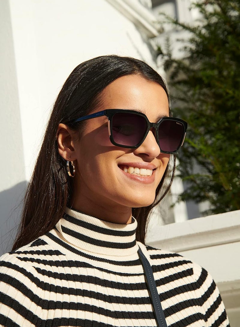 Radley نظارات شمسية مربعة للنساء RDS-6506 سوداء 54 مم - Image 5