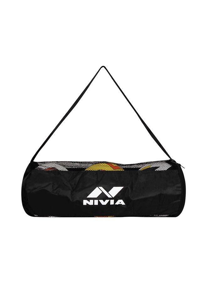 نيفيا حقيبة حمل الكرات | تتسع حتى 9 كرات | بوليستر | مناسبة أيضًا للصالة الرياضية وكرة القدم والكابادي والرياضات الأخرى - Image 1
