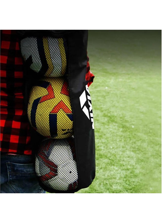 نيفيا حقيبة حمل الكرات | تتسع حتى 9 كرات | بوليستر | مناسبة أيضًا للصالة الرياضية وكرة القدم والكابادي والرياضات الأخرى - Image 4