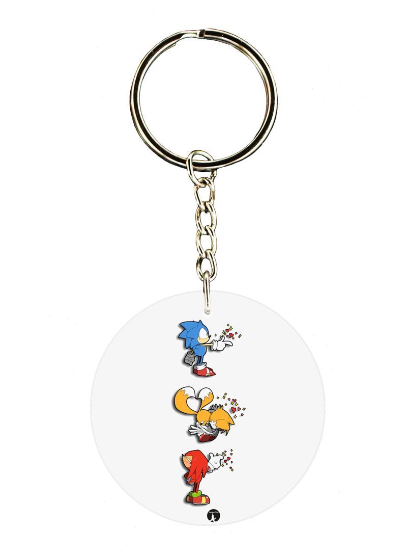 RKN Sonic Printed Keychain