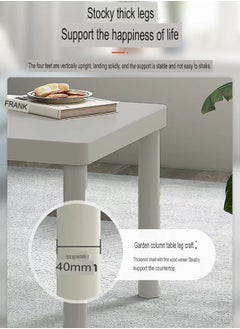 NKX Minimalist Square Coffee Table for Bedroom and Living Room  40x40 cm  - Image 4