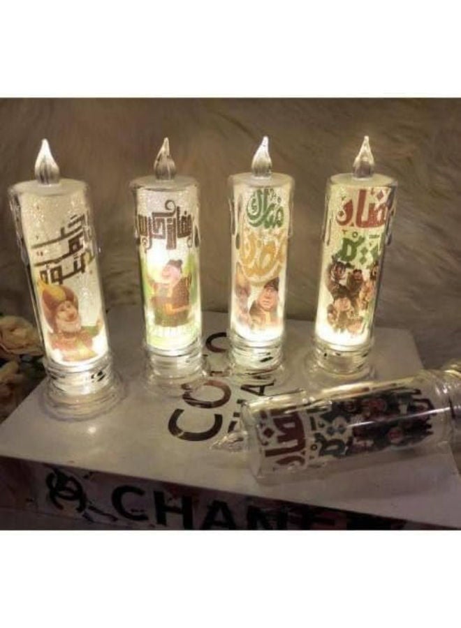 شموع LED رمضانية ديكورية – طقم من 4 - Image 2