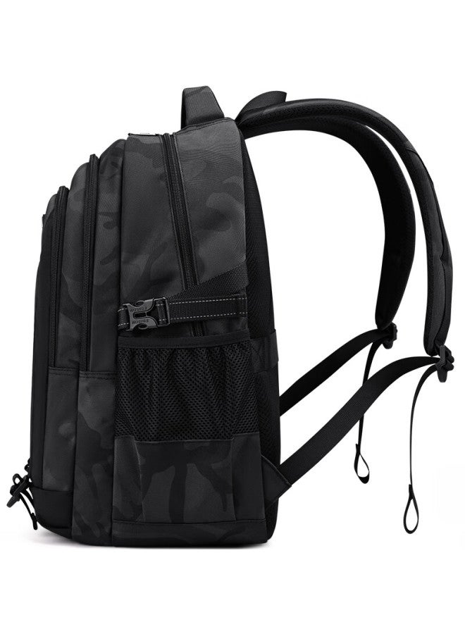 Edison Edison High School Student Backpack Junior High School College Student Large Capacity Waterproof Double Shoulder Bag Travel Backpack K051-2g - Image 5