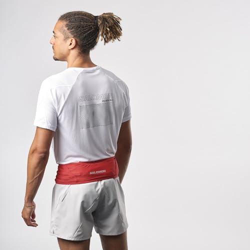 Salomon Unisex Pulse Trail Running Storage Belt - High Risk Red - M - Image 4