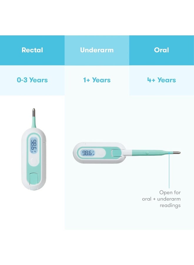 fridababy Frida Baby 3in1 Rectal Underarm Oral Thermometer for Kids Digital Baby Thermometer for Infants Toddlers Kids FSAHSA Eligible - Image 3